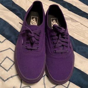 Purple monochrome Vans